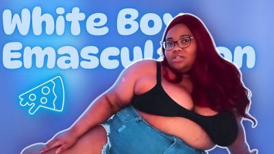 White Boy Emasculation Ebony Goddess Fat Encouragement & Sissification For White Boys Audio Only