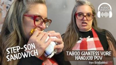 Stepson Sandwich Audio: Taboo Giantess Handjob POV With Cumshot, Cheese Humiliation, Femdom POV, Age Gap By Octogoddess MP3