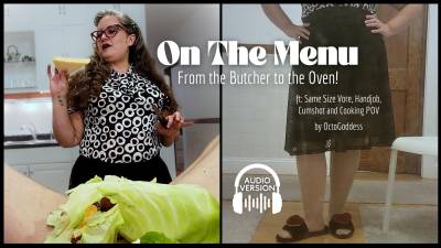 On The Menu: A Same Size Feast Audio With Handjob, Cumshot And Submission Baked In Ft Octogoddess Femdom POV
