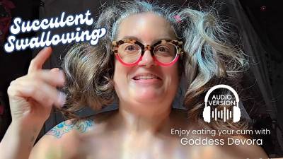 Succulent Swallowing Inspiration Audio: Cum Eating Delight For My Sluts Ft Octogoddess CEI, MILF Domme MP3