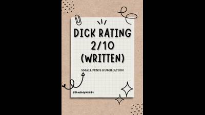 A Written 2/10 SPH Dick Rating