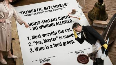 Contract Of Domestic Bitchness Pdf- Official House-Servant Work Contract For Servitude To Goddess Thecountess