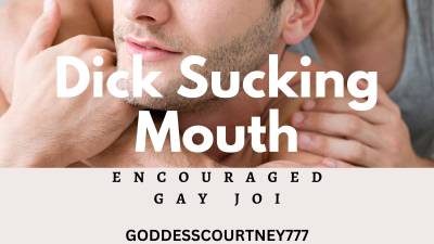 Dick Sucking Mouth (Encouraged Gay JOI)