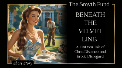 Beneath The Velvet Line: A Findom Tale Of Class, Distance, And Erotic Disregard { Findom Short Story }