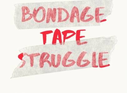 Bondage Tape Struggle