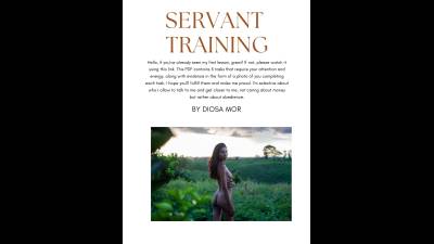 Servant Training: Part 1/ Simple Erotic Task