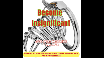 Become Insignificant: A Cuck Meditation