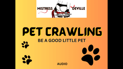 Good Pets Crawl For Attention Audio With Mistress Deville