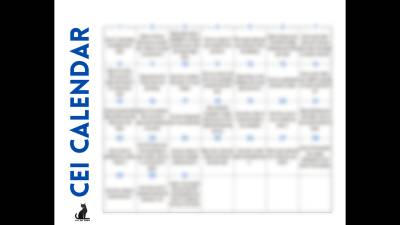 CEI Calendar 31 Days
