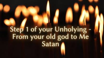 The Nlp Toolbox: Step 1 Of Your Unholying From Your Old God To Me Satan