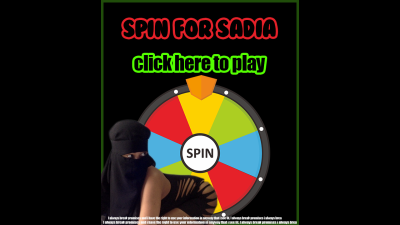 Spin For Sadia- The Game- Personalised Custom