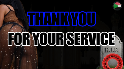 'Thankyou For Your Service'