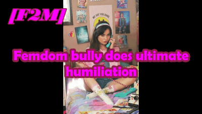 Femdom Bully Blackmails You With Embarrasing Picture Into Hardcore Humiliation