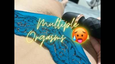 Multiple Orgasms With My Vibrator