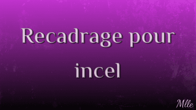 Recadrage Pour Incel