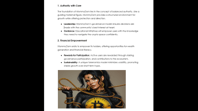 Mommydom: A Crypto Token For All Dommes And Subs