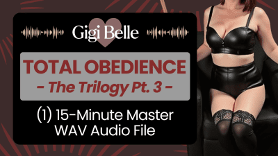 Total Obedience: Your Downfall | Act Three: Cum Control | Mp3 Master Audio