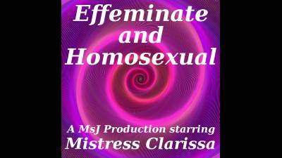 Effeminate And Homosexual