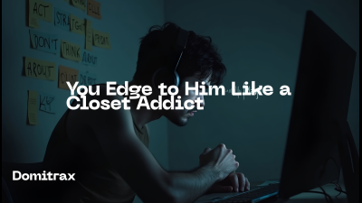 You Edge To Him Like A Closet Addict