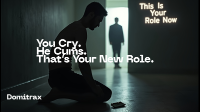 You Cry. He Cums. That's Your New Role