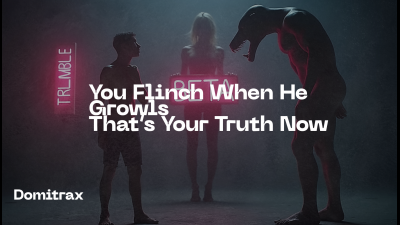 You Flinch When He Growls, That's Your Truth Now