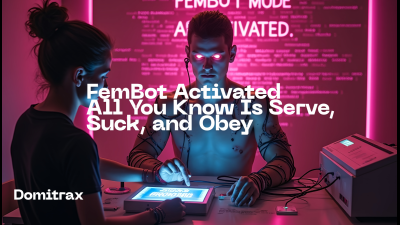 Fembot Activated -- All You Know Is Serve, Suck, And Obey