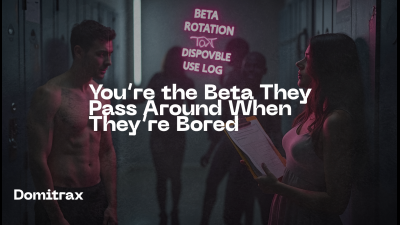 You're The Beta They Pass Around When They're Bored