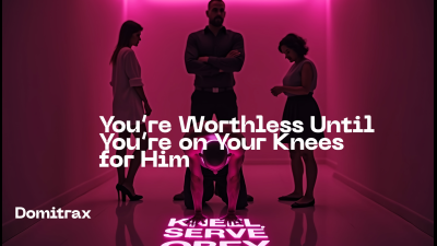 You're Worthless Until You're On Your Knees For Him