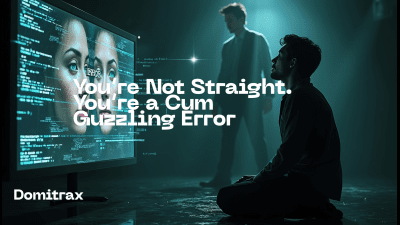 You're Not Straight. You're A Cum-Guzzling Error