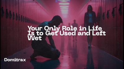 Your Only Role In Life Is To Get Used And Left Wet