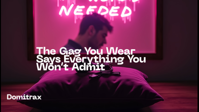 The Gag You Wear Says Everything You Won't Admit