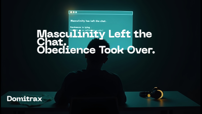 Masculinity Left The Chat. Obedience Took Over