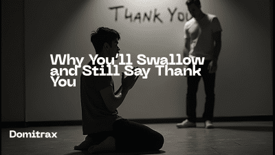 Why You'll Swallow And Still Say Thank You