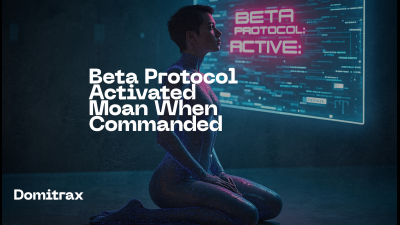 Beta Protocol Activated -- Moan When Commanded