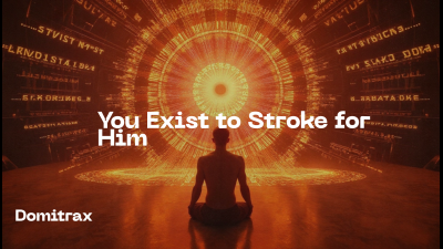 You Exist To Stroke For Him