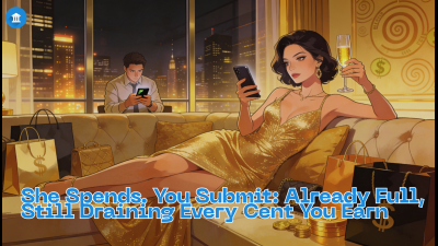 She Spends. You Submit: Already Full, Still Draining Every Cent You Earn { Findom Short Tale }