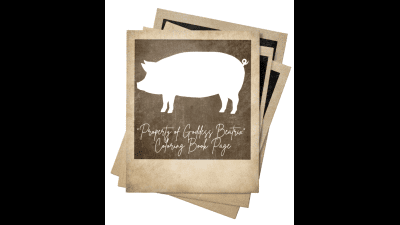 "Property Of Goddess Beatrix" Coloring Book Page