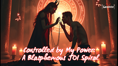 Controlled By My Power: A Blasphemous JOI Spiral