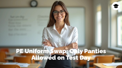 Pe Uniform Swap: Only Panties Allowed On Test Day