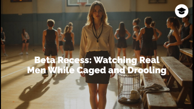 Beta Recess: Watching Real Men While Caged And Drooling