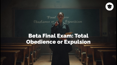 Beta Final Exam: Total Obedience Or Expulsion