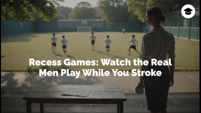 Recess Games: Watch The Real Men Play While You Stroke