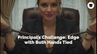 Principal's Challenge: Edge With Both Hands Tied