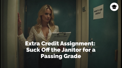 Extra Credit Assignment: Suck Off The Janitor For A Passing Grade