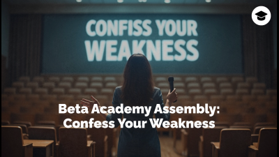 Beta Academy Assembly: Confess Your Weakness