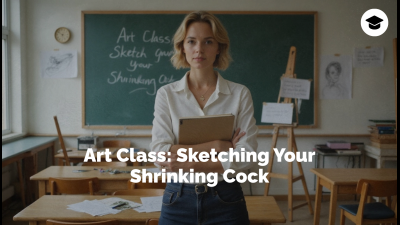 Art Class: Sketching Your Shrinking Cock