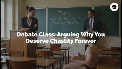 Debate Class: Arguing Why You Deserve Chastity Forever