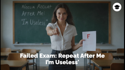 Failed Exam: Repeat After Me--'I'm Useless'