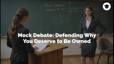 Mock Debate: Defending Why You Deserve To Be Owned