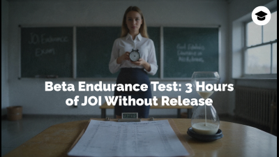 Beta Endurance Test: 3 Hours Of JOI Without Release